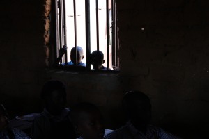Boys at an African school.