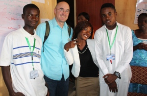 My visit with students at ECWA International College of Technology in Jos, Nigeria.
